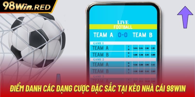 Điểm danh các dạng cược đặc sắc tại kèo nhà cái 98Win